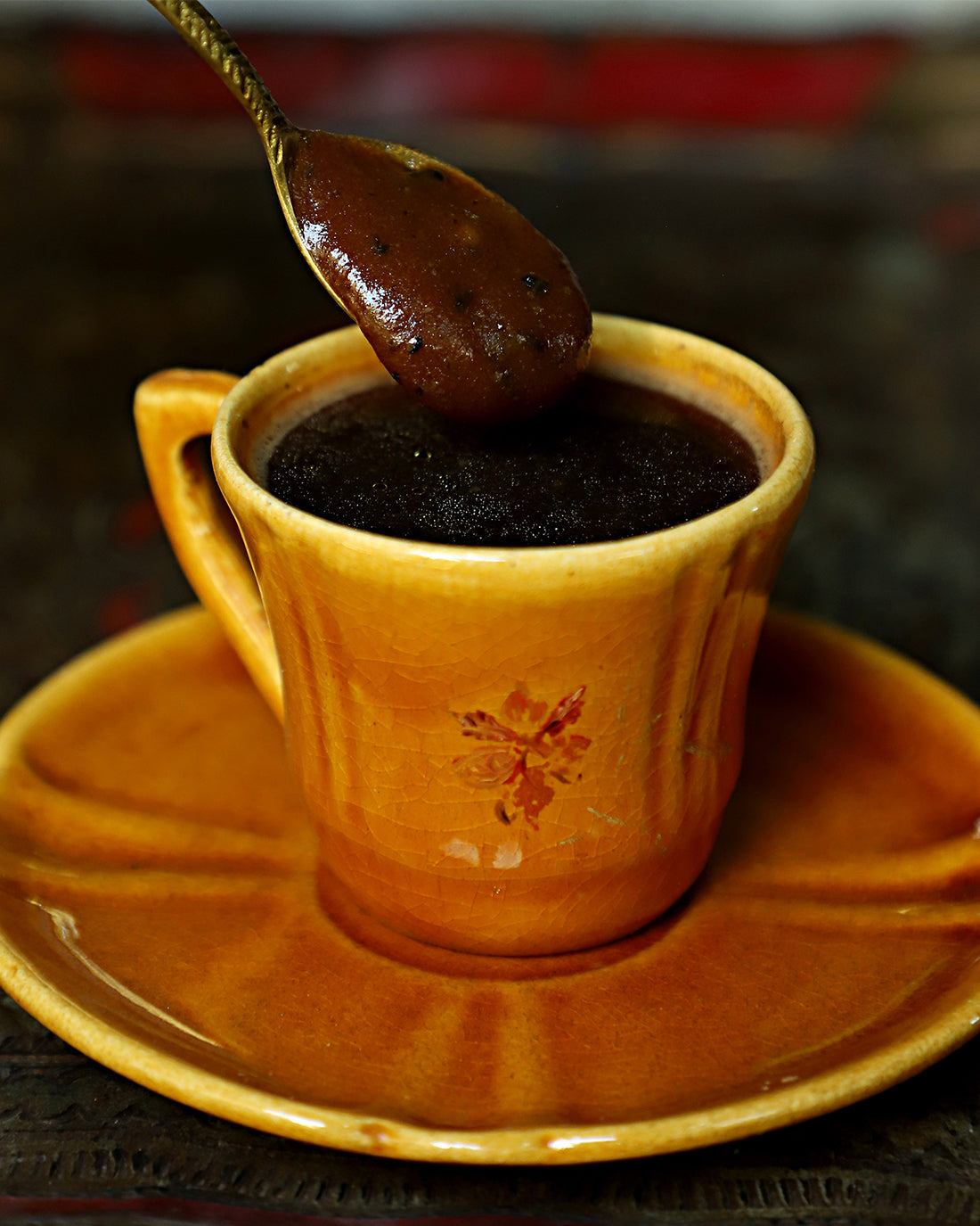 Espresso con toque de Salsa Toffee Trufado