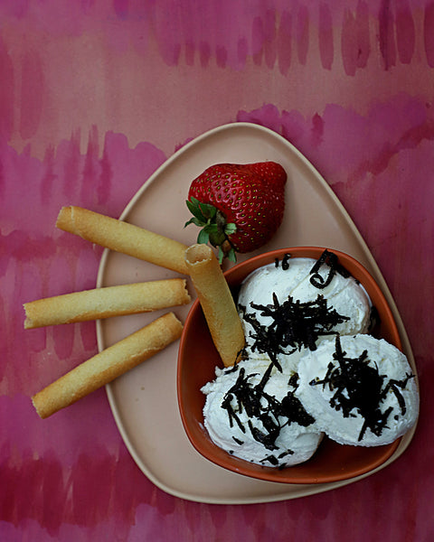 Helado de Vainilla con Trufa Negra